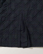 画像をギャラリービューアに読み込む, ブラックウォッチキルティングコート