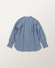 画像をギャラリービューアに読み込む, スタンドカラーストライプシャツ