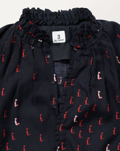 画像をギャラリービューアに読み込む, キャッスルプリントブラウス