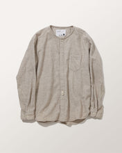 画像をギャラリービューアに読み込む, フランネルノーカラーシャツ