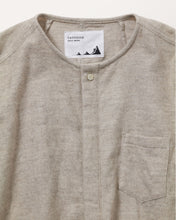 画像をギャラリービューアに読み込む, フランネルノーカラーシャツ