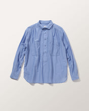 画像をギャラリービューアに読み込む, コットンシルクプルオーバーシャツ