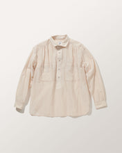画像をギャラリービューアに読み込む, コットンシルクプルオーバーシャツ