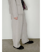 画像をギャラリービューアに読み込む, ウールリネンドロストリングパンツ