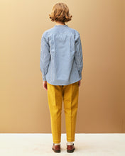 画像をギャラリービューアに読み込む, スタンドカラーストライプシャツ