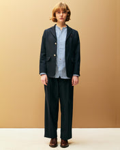 画像をギャラリービューアに読み込む, スタンドカラーストライプシャツ