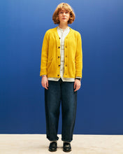 画像をギャラリービューアに読み込む, Vネックリブカーディガン