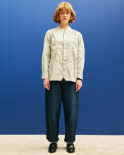 画像をギャラリービューアに読み込む, スタンドカラーストライプシャツ