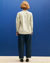 画像をギャラリービューアに読み込む, スタンドカラーストライプシャツ