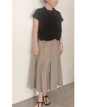 画像をギャラリービューアに読み込む, バイアスプリーツスカート<br>〈SPOT PRODUCTION〉