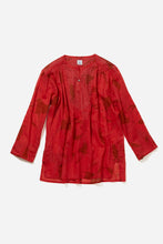 画像をギャラリービューアに読み込む, バードプリントチュニック