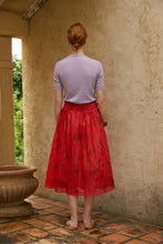 画像をギャラリービューアに読み込む, バードプリントスカート