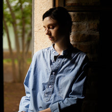 画像をギャラリービューアに読み込む, スタンドカラーワークシャツ