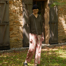 画像をギャラリービューアに読み込む, プリントラップワイドパンツ