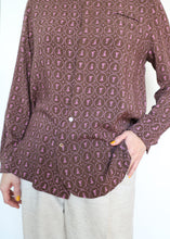 画像をギャラリービューアに読み込む, ドッグプリントワイドカラーシャツ