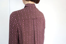 画像をギャラリービューアに読み込む, ドッグプリントワイドカラーシャツ