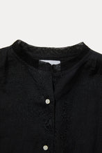 画像をギャラリービューアに読み込む, フレンチスリーブリネンシャツ