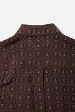 画像をギャラリービューアに読み込む, ドッグプリントワイドカラーシャツ