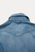 画像をギャラリービューアに読み込む, デニムウエスタンシャツ