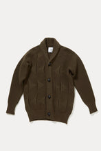 画像をギャラリービューアに読み込む, ショールカラーアランカーデ