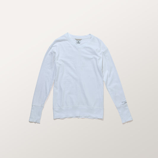 VネックロングスリーブTEE
