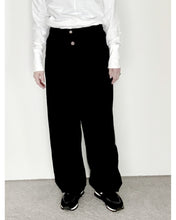画像をギャラリービューアに読み込む, ウールリネンドロストリングパンツ
