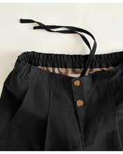 画像をギャラリービューアに読み込む, ウールリネンドロストリングパンツ
