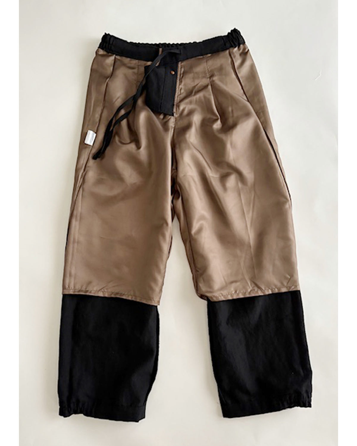 ウールリネンドロストリングパンツ