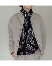 画像をギャラリービューアに読み込む, ウールリネンシェフジャケット
