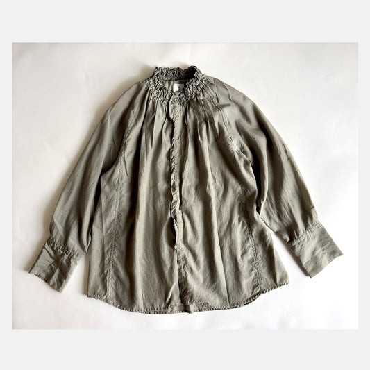 キュプラネックシャーリングシャツ
