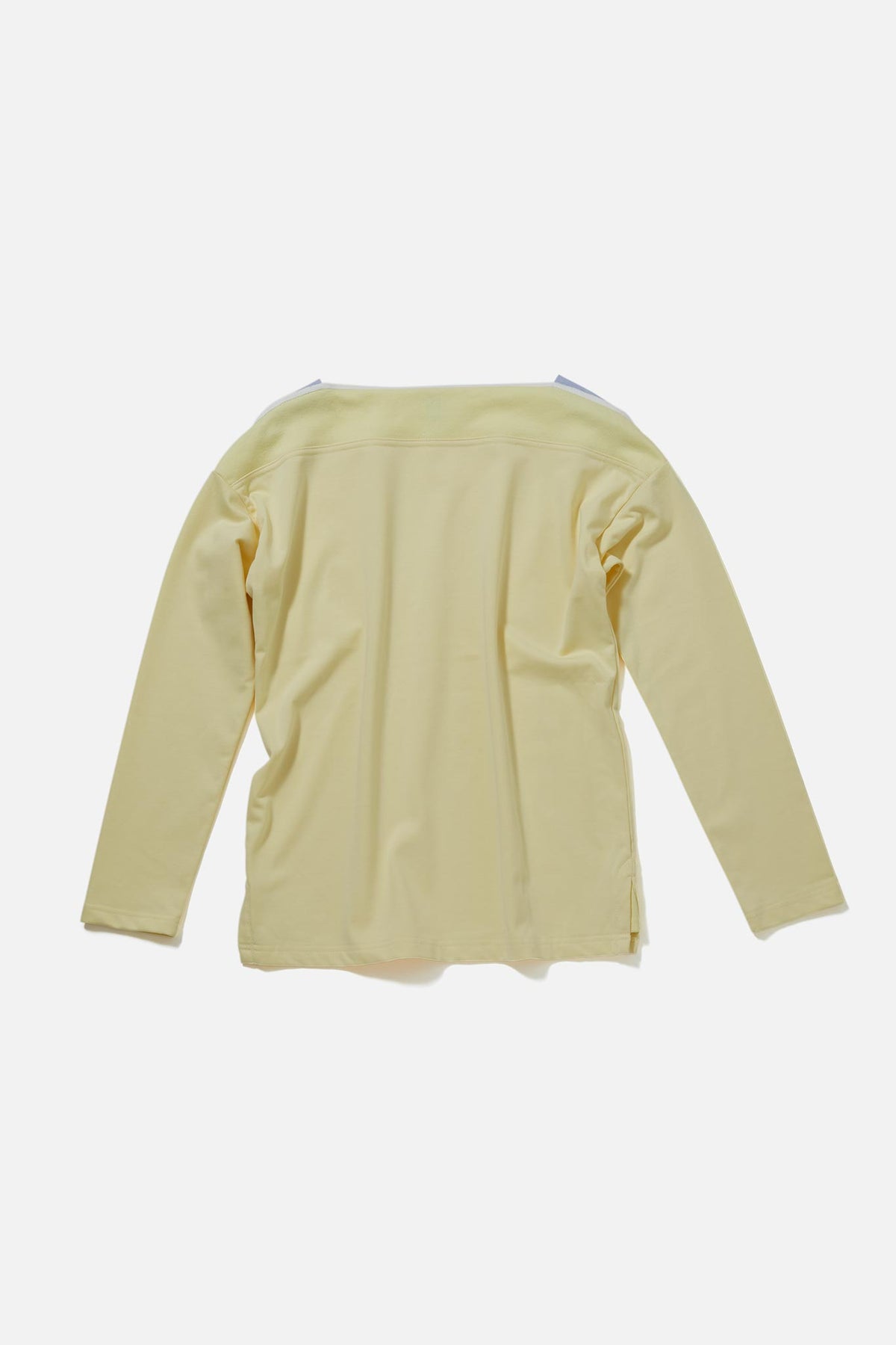 スピンコットンボートネックTEE