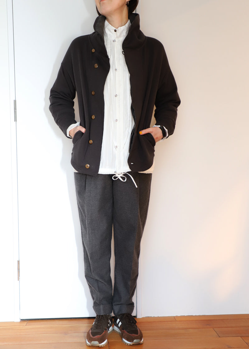 ショールカラーカーデ
