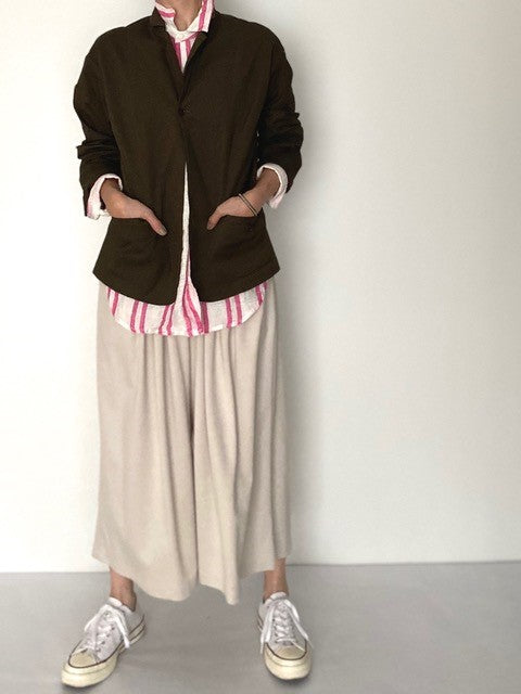 ワイドドレープパンツ